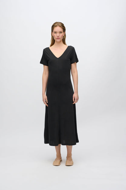 Freja™ | Siah midi dress | Black