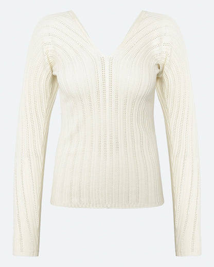 Freja™ | Sofia knitted sweater | Buttercream
