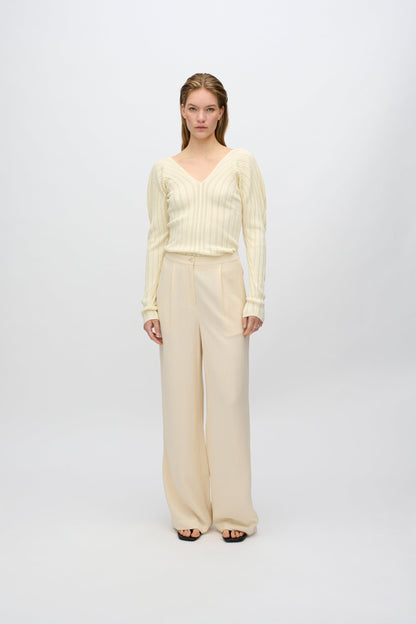 Freja™ | Sofia knitted sweater | Buttercream