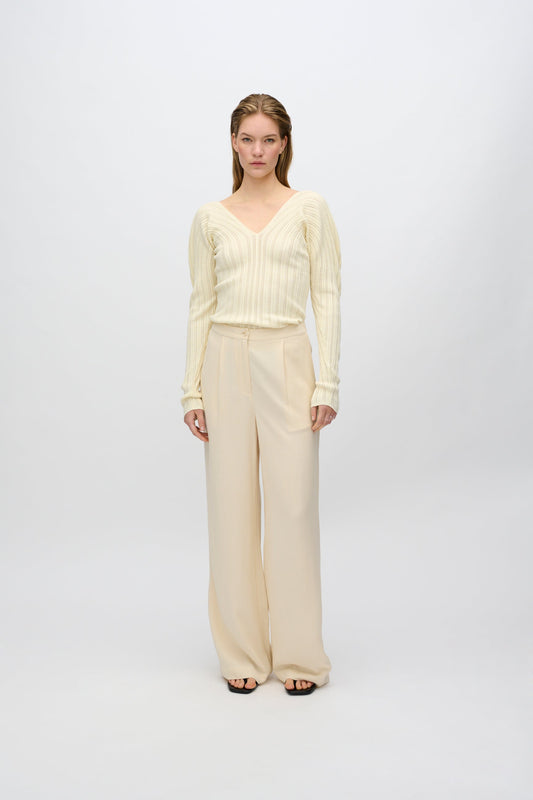 Freja™ | Sofia knitted sweater | Buttercream