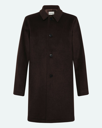 Freja™ | Travis coat | Seal brown
