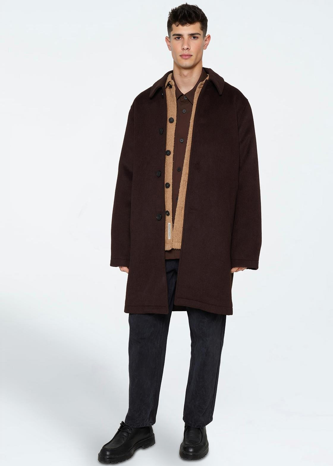 Freja™ | Travis coat | Seal brown