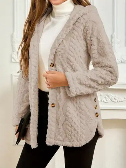 Deborah™ Cozy Hooded Cardigan Jacket
