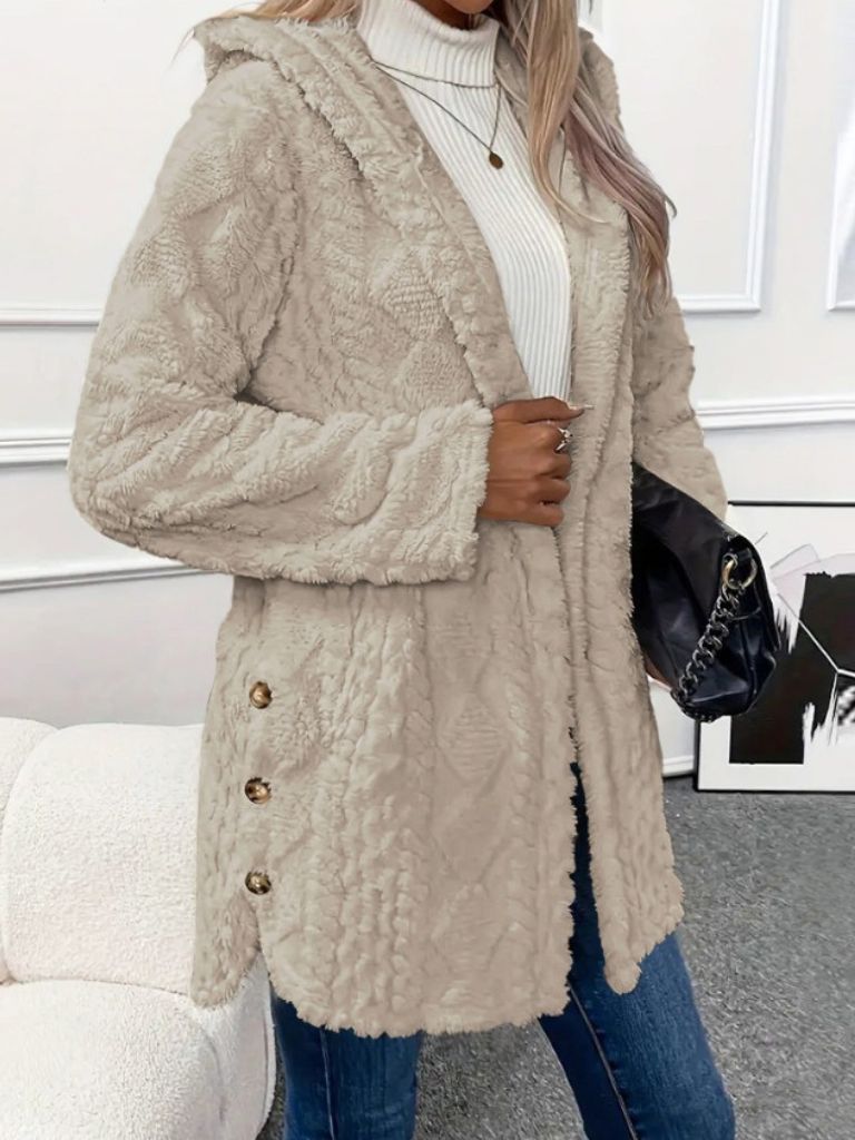 Deborah™ Cozy Hooded Cardigan Jacket