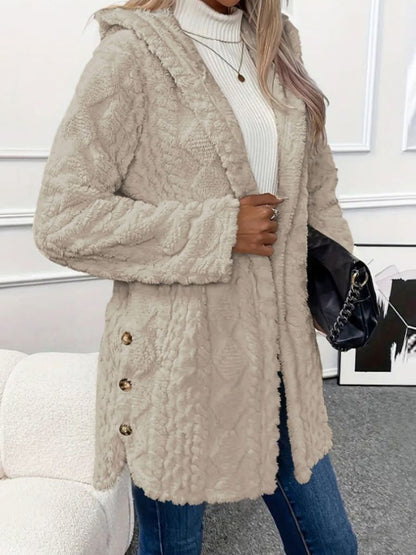 Deborah™ Cozy Hooded Cardigan Jacket