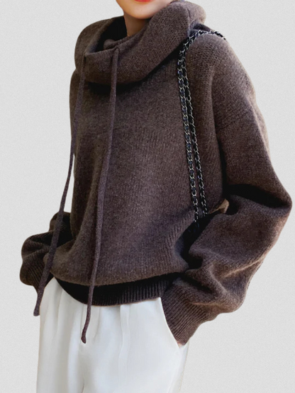 Patricia™ Cozy Collar Knit Pullover