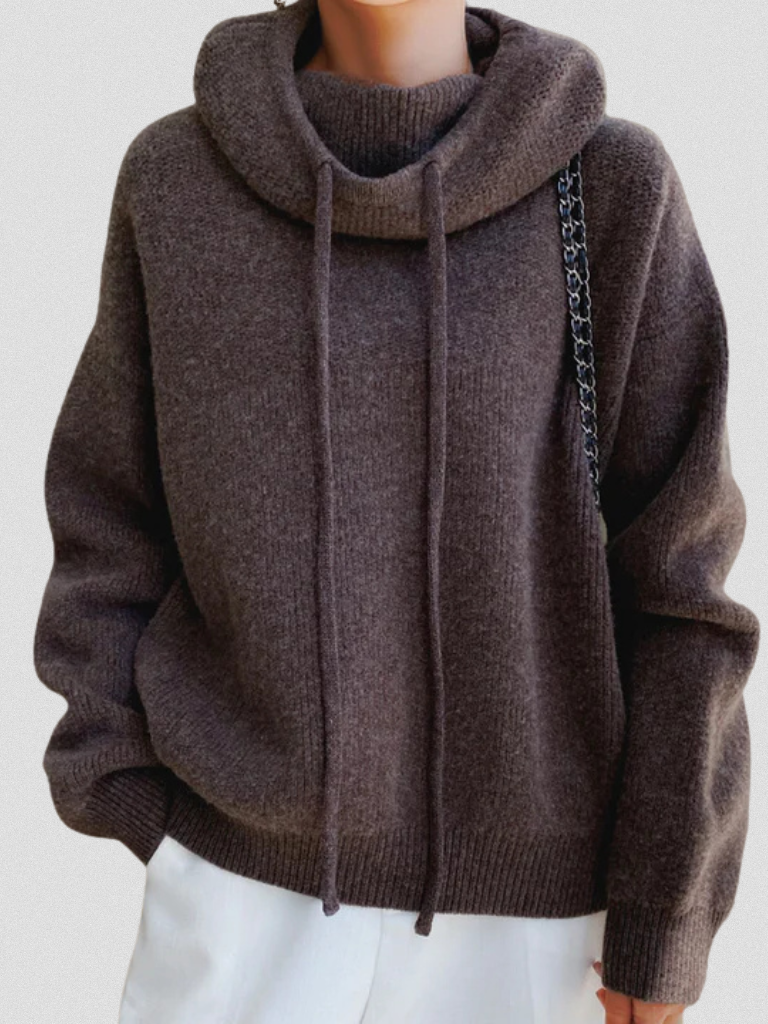 Patricia™ Cozy Collar Knit Pullover