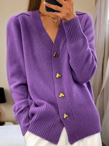 Beatrice™ Cozy Button Knit Cardigan