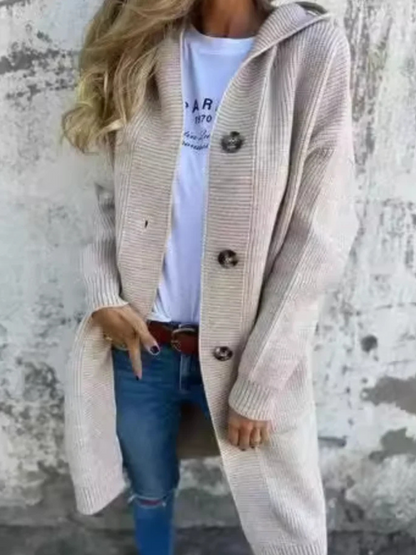 Janet™ Cozy Longline Knit Cardigan