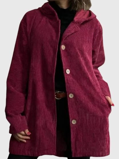 Margaret™ Corduroy Hooded Jacket