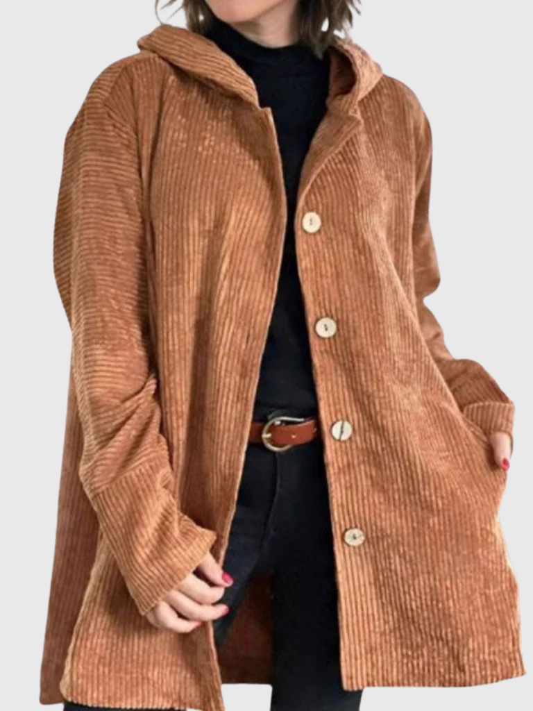 Margaret™ Corduroy Hooded Jacket