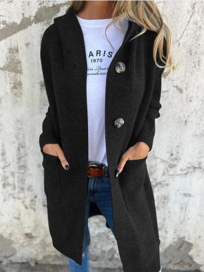 Janet™ Cozy Longline Knit Cardigan