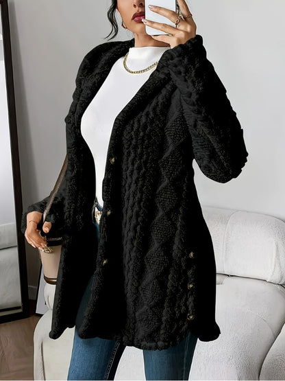 Deborah™ Cozy Hooded Cardigan Jacket