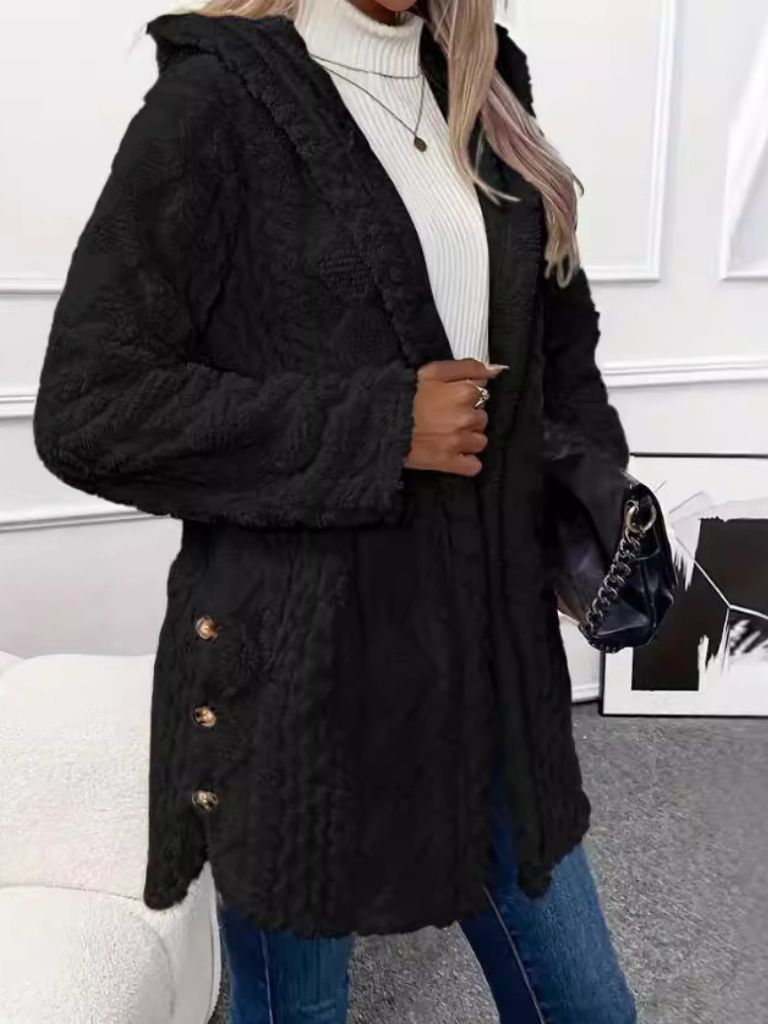 Deborah™ Cozy Hooded Cardigan Jacket