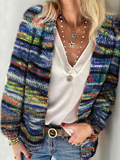Patricia™ Cozy Multicolor Knit Cardigan