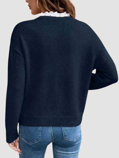 Dorothy™ Cozy Collared Knit Sweater