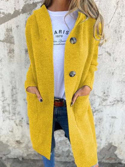 Janet™ Cozy Longline Knit Cardigan