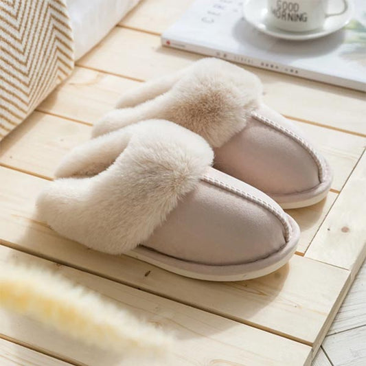 CozyHaven™ – Plush Indoor Winter Slippers