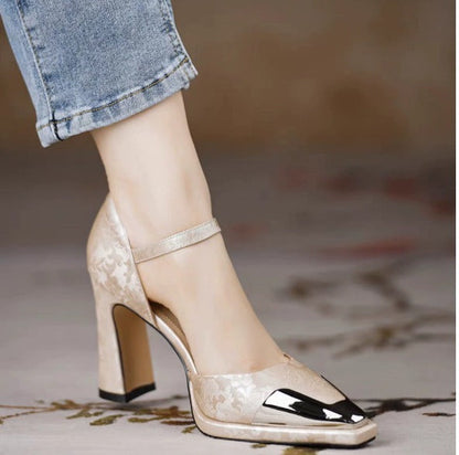 Orvanna | Eleganta Mary Janes i läder