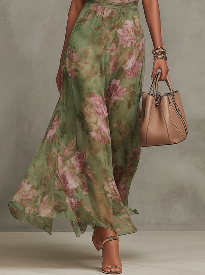 Bella - Elegant blommig sommarklänning