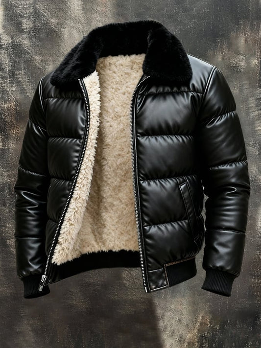 Nordfell™ – Men's Jacket with Warm Faux Fur Lining