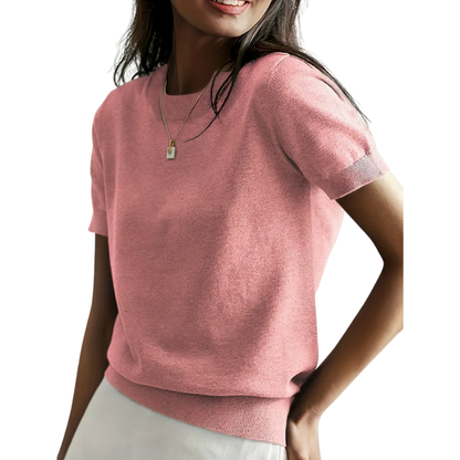JENNY™ - Klassisk rundhalsad casual topp