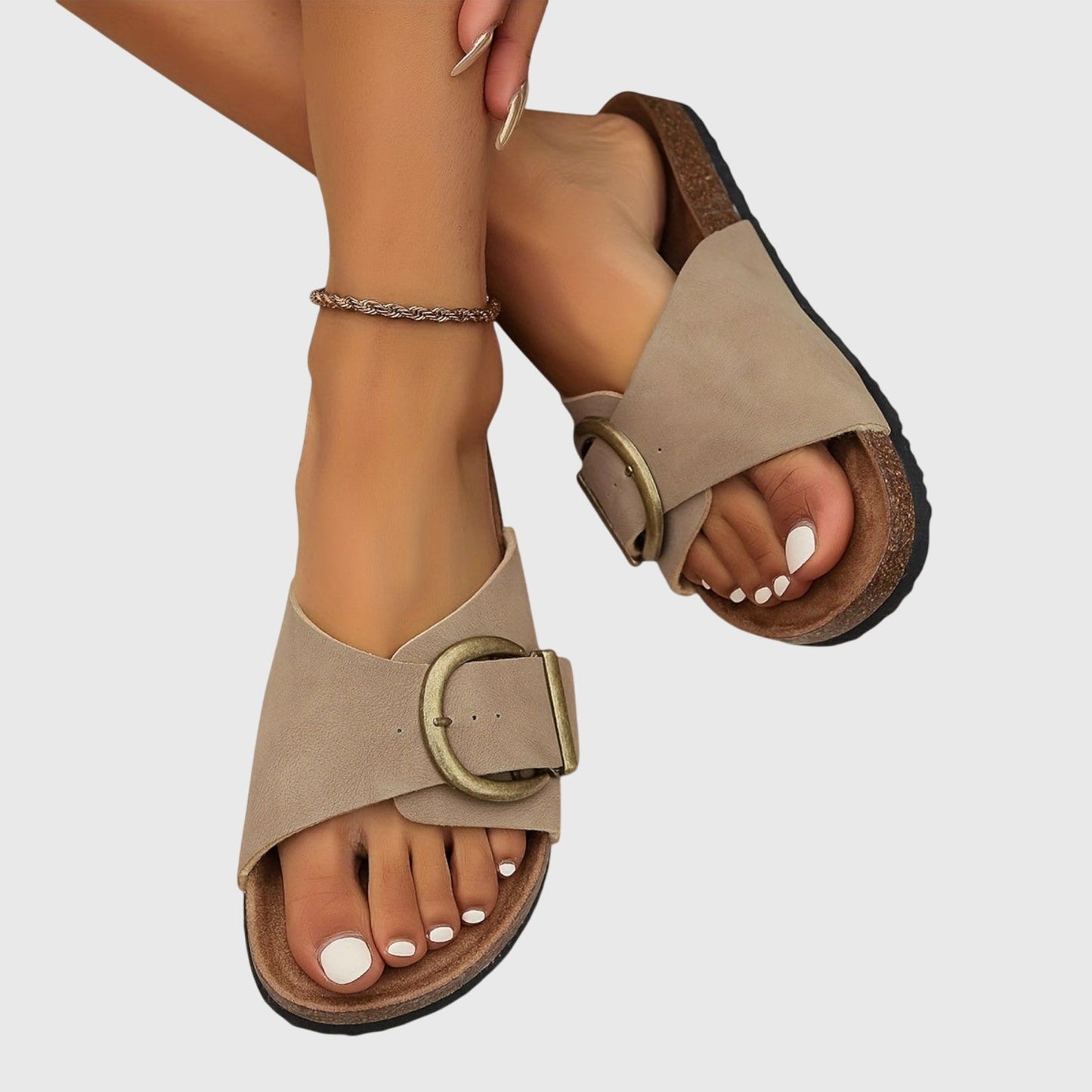 Solenne™ Orthopedic Buckle Sandals