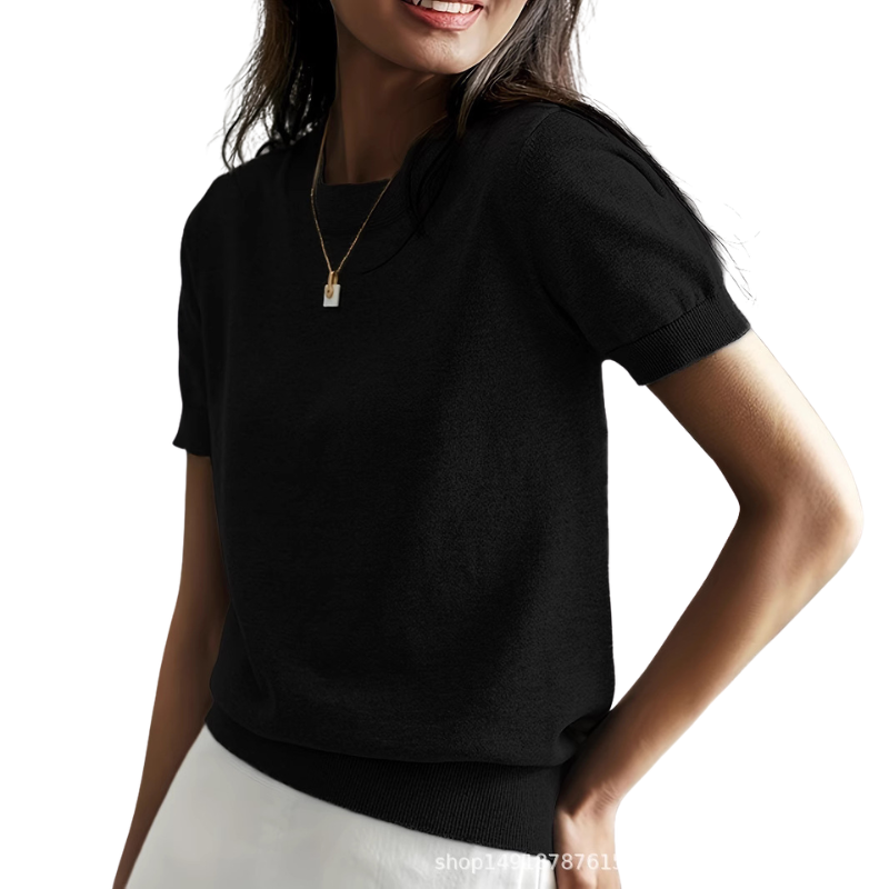 JENNY™ - Klassisk rundhalsad casual topp