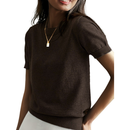 JENNY™ - Klassisk rundhalsad casual topp