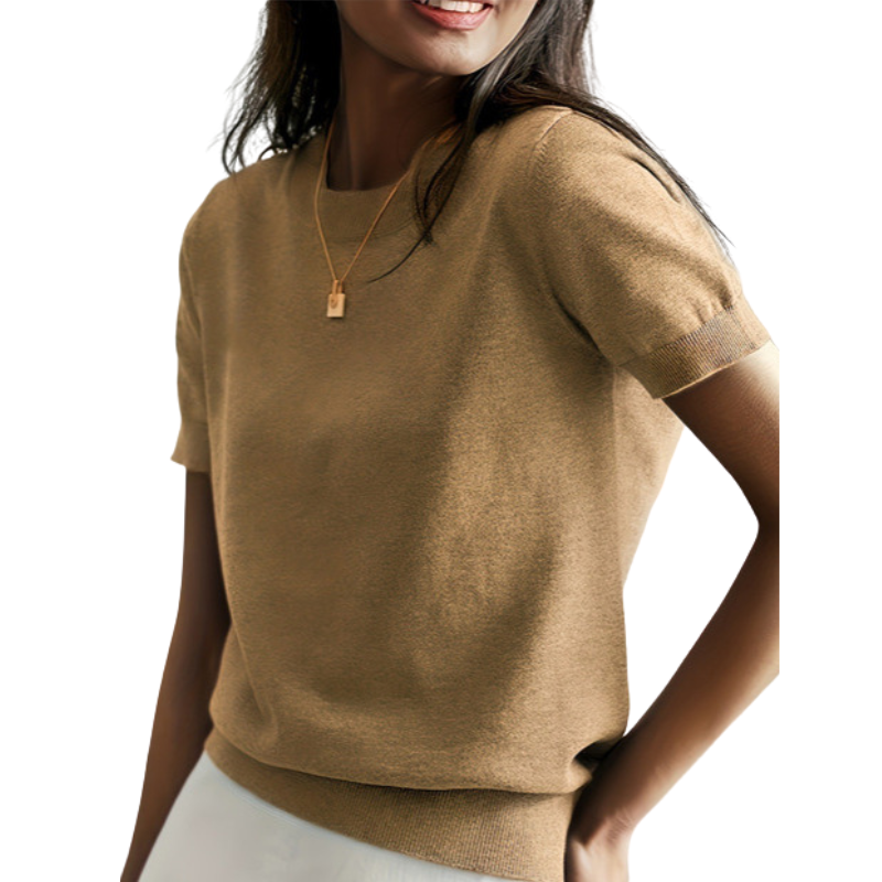 JENNY™ - Klassisk rundhalsad casual topp