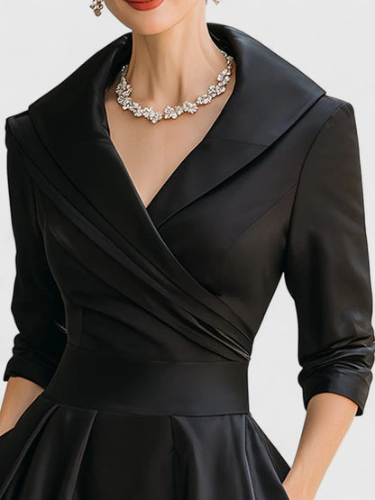 AllureGrace™ – Elegant Vintage Midi Dress