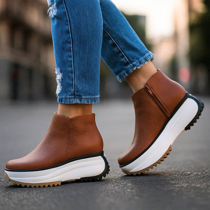 Lauren™ Textured Platform Boots
