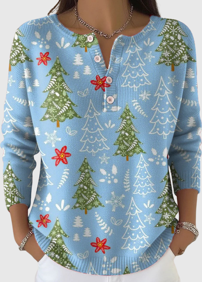 Patricia™ Cozy Snowfall Knit Sweater