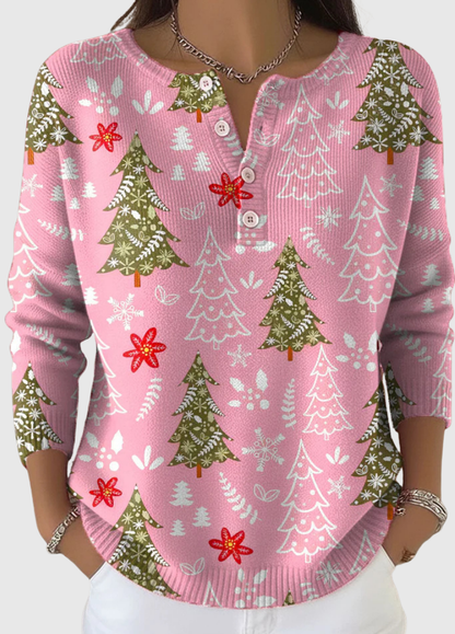 Patricia™ Cozy Snowfall Knit Sweater