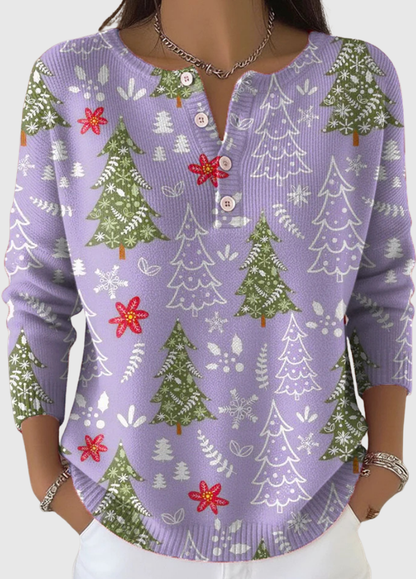 Patricia™ Cozy Snowfall Knit Sweater