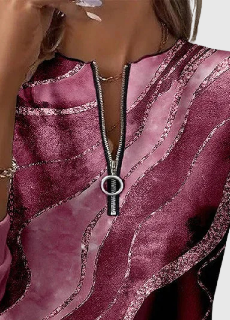 Barbara™ Cozy Vintage Half-Zip Sweatshirt