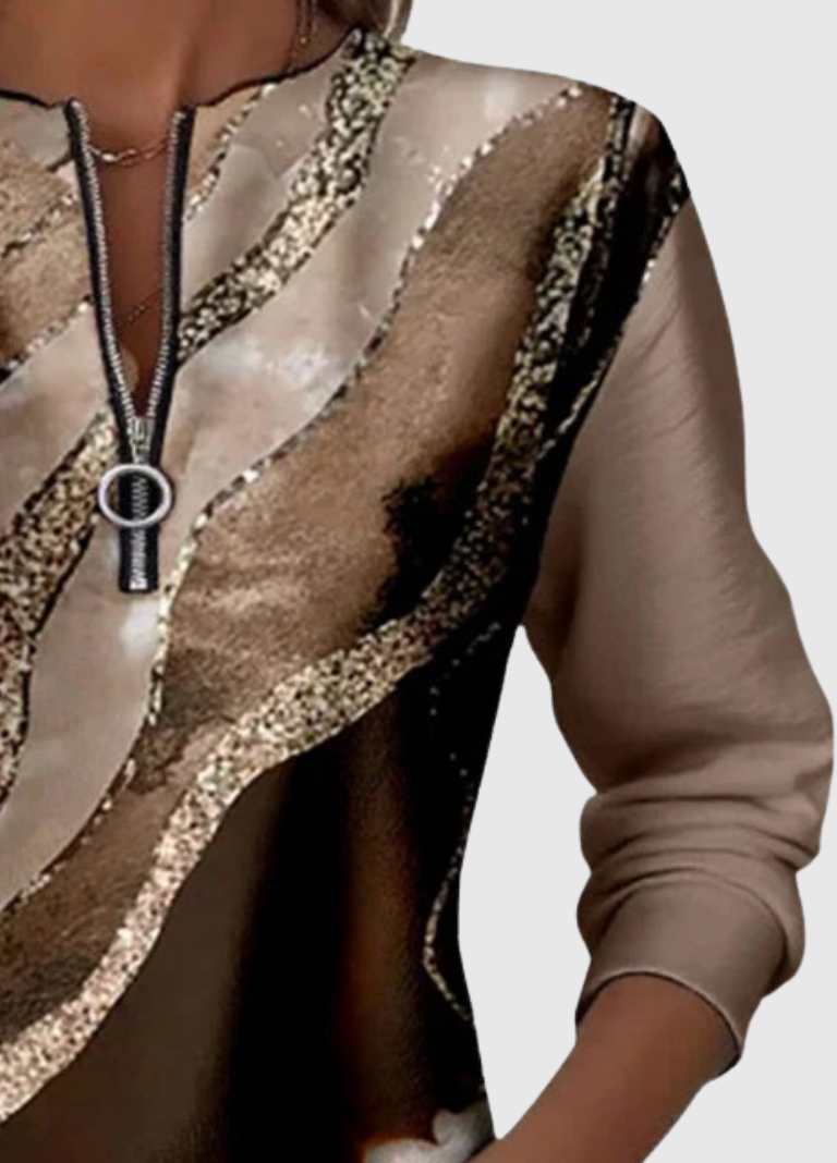 Barbara™ Cozy Vintage Half-Zip Sweatshirt