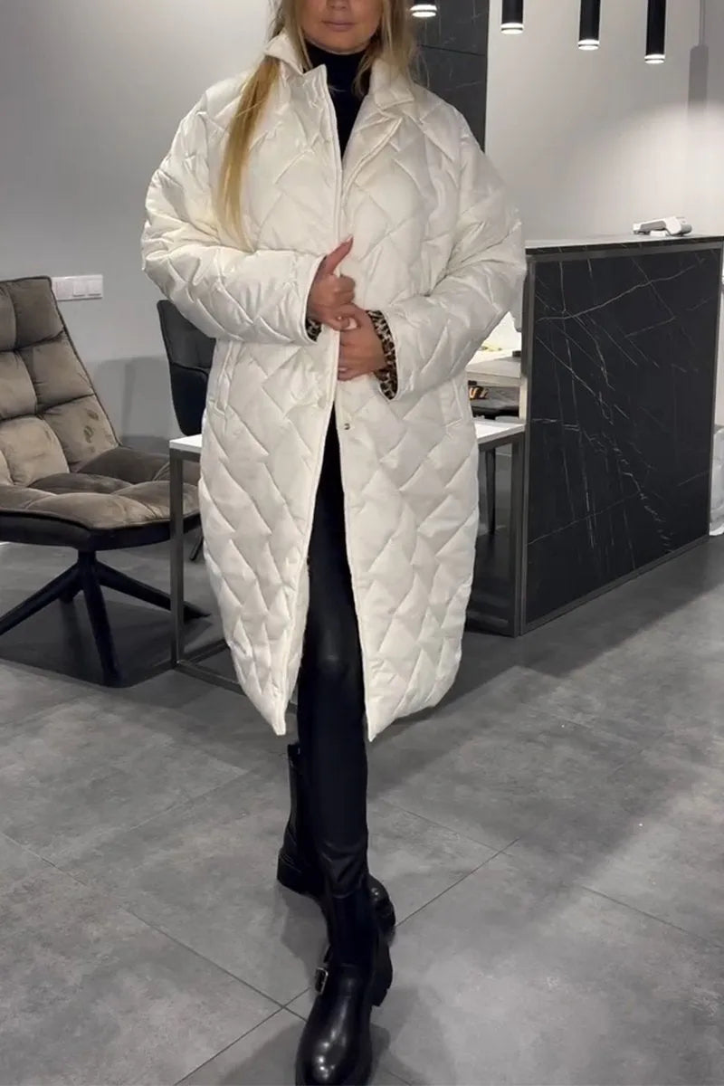 VinterArk™ – Long Quilted Women's Coat