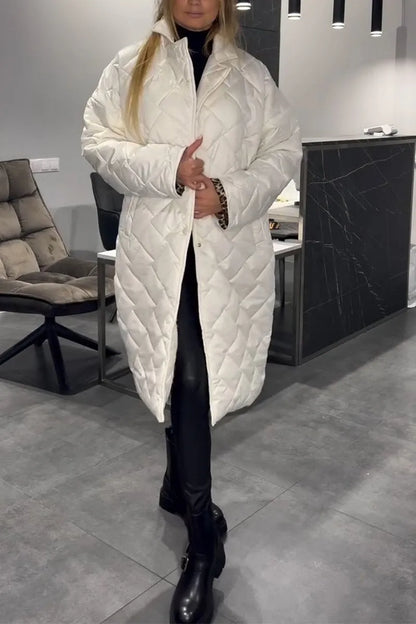 VinterArk™ – Long Quilted Women's Coat