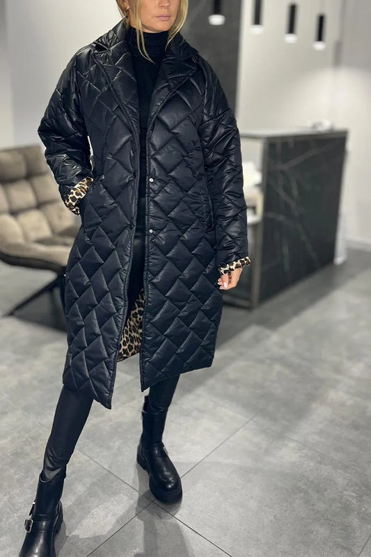 VinterArk™ – Long Quilted Women's Coat