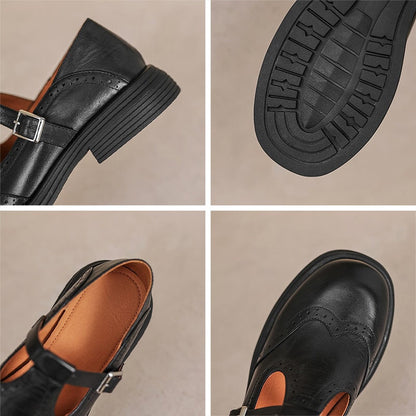 Talvanna | Eleganta Mary Janes i läder för vardagsbruk