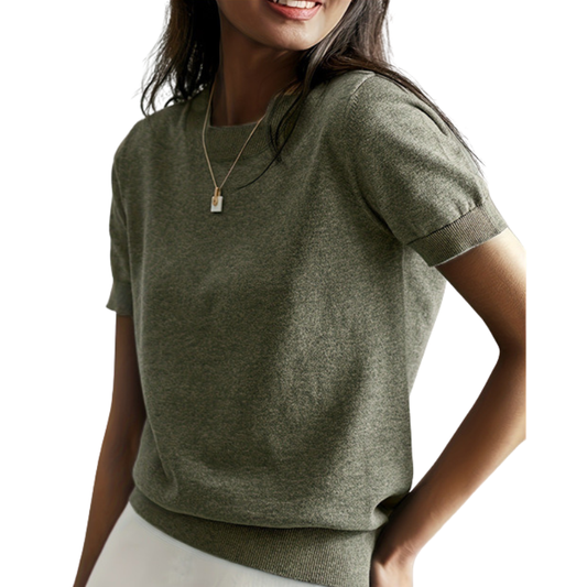 JENNY™ - Klassisk rundhalsad casual topp