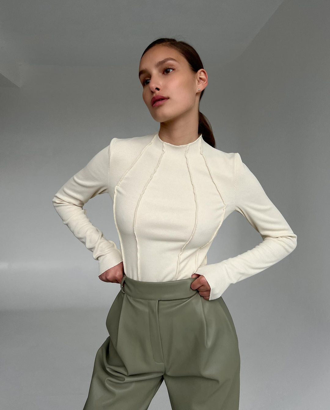 ROSE™ - Enkel långärmad topp