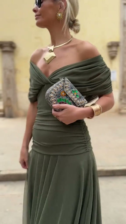 Jade - Elegant Grön Klänning
