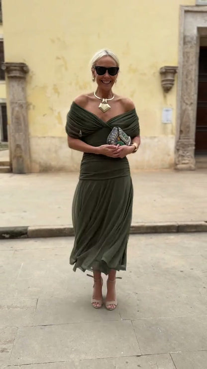 Jade - Elegant Grön Klänning